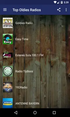 Top Oldies Radios android App screenshot 4